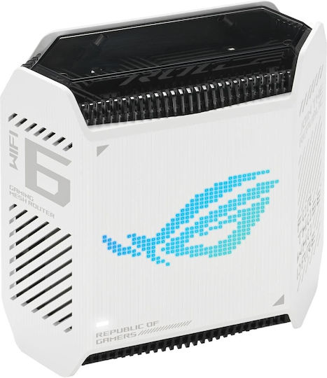 Asus ROG Rapture GT6 WiFi Mesh Network Access Point Wi‑Fi 6 Tri Band (2.4 & 5 & 5GHz) Λευκό