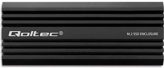 Qoltec Case for Hard Drive M.2 SATA III with Connection SATA Type-C