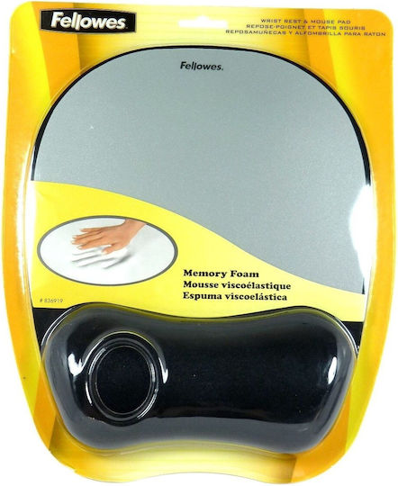 Fellowes 9175801 Mouse Pad (201.6mm) Μαύρο / Ασημί