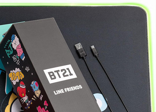 Grupo Erik Bt21 Gaming Mouse Pad XXL (900mm) με RGB Φωτισμό MGGEL002