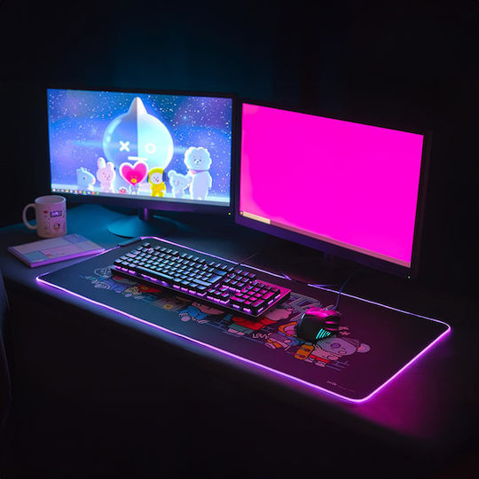 Grupo Erik Bt21 Gaming Mouse Pad XXL (900mm) με RGB Φωτισμό MGGEL002