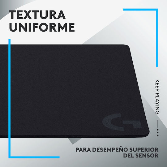 Mousepad Gaming Logitech 943-000792 34 X 28 Cm Μαύρο