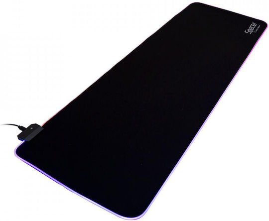 Spacer Gaming Mouse Pad XXL (900mm) with RGB Lighting Black