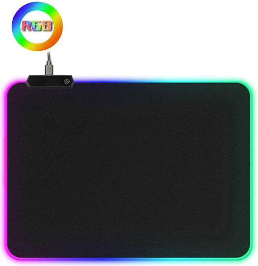 Weibo K7 Gaming Mouse Pad (300mm) με RGB Φωτισμό Μαύρο 365355