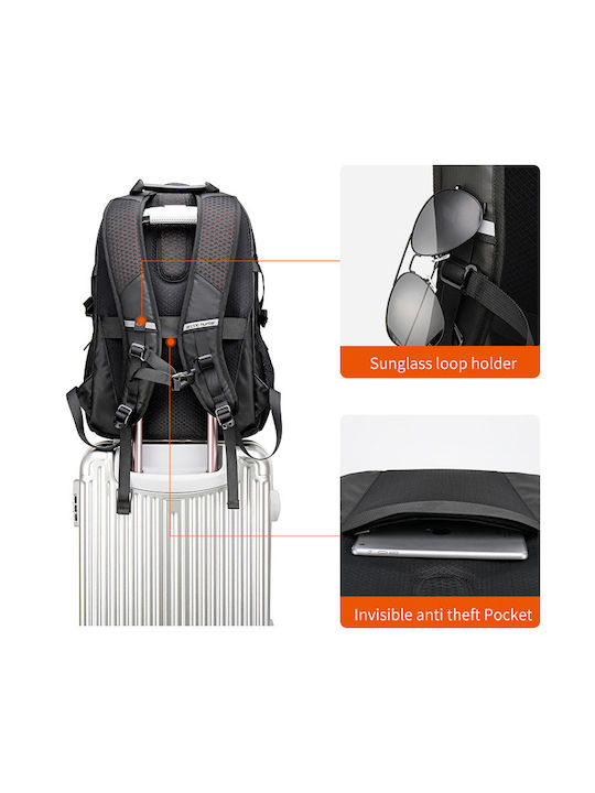 Arctic Hunter B00388 Wasserdicht Tasche Rucksack für Laptop 15.6" in Gray Farbe