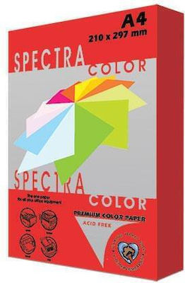 Spectra Color Druckpapier A4 80gr/m² 1x500 Blätter Rot