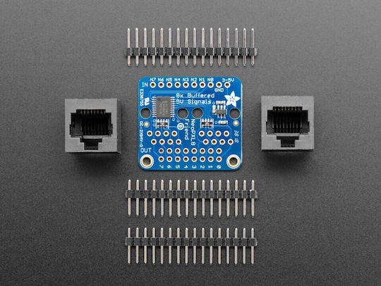 Adafruit NeoPXL8 Friend - 8 x Strands NeoPixel Level Shifter 3975