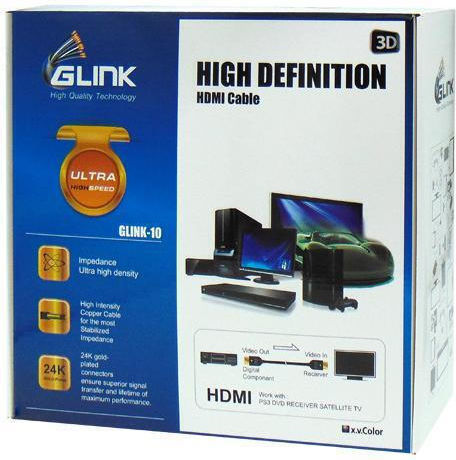 Comp HDMI 1.4 High Speed 1080p 120Hz Cable HDMI Male - HDMI Male 25m Black