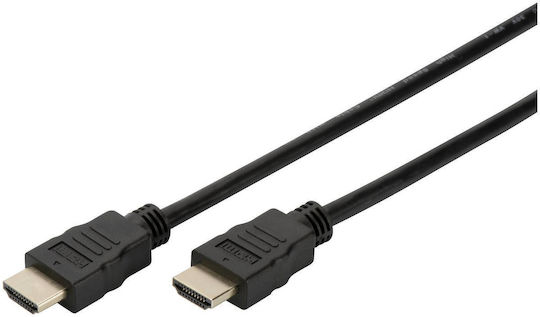 Digitus HDMI 1.4 High Speed 1080p 120Hz Angle Cable HDMI Male - HDMI Male 2m Black