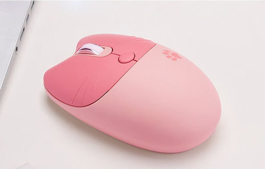 Mofii MOFII M3AG Ασύρματο Mini Ποντίκι Cat Pink