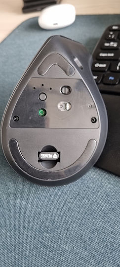 Yenkee YMS 5040 Ergo Pro Ασύρματο Εργονομικό Vertical Ποντίκι Γκρι