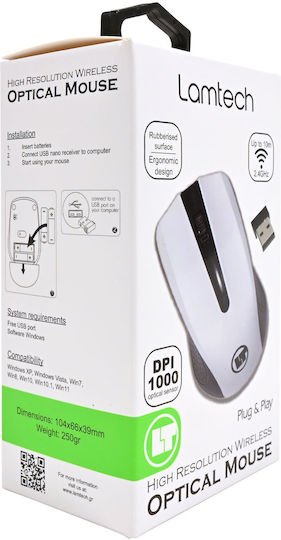 Lamtech LAM021271 Mouse Wireless Alb