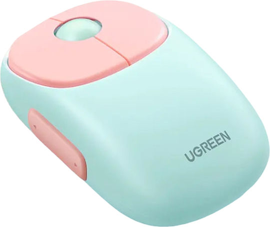 Ugreen Fun+ MU102 Ασύρματο Bluetooth Ποντίκι Ροζ