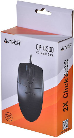 A4Tech A4TMYS30398 Ενσύρματο Ποντίκι Μαύρο