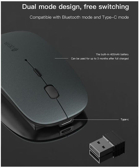 Devia EL127 Lingo Kabellos Maus Gray