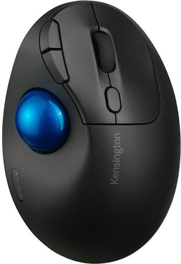 Kensington Pro Fit Ergo Tb450 Wireless Ergonomic Bluetooth Mouse with Trackball Gray