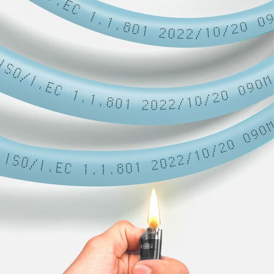 Unitek S/FTP Cat.6a (Gigabit) Network Cable Ethernet Without Terminated 305m Gray