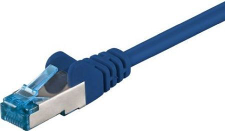 Goobay S/FTP Kat.6a (Gigabit) Netzwerkkabel Ethernet 1.5m Blau