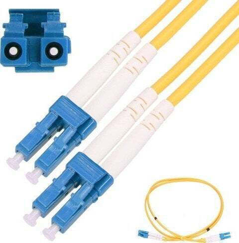 Extralink Fiber Optic Cable LC/UPC-LC/UPC 20m Yellow 1pcs