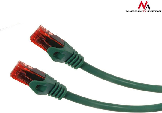 Maclean Energy U/UTP Cat.6 (Gigabit) Καλώδιο Δικτύου Ethernet 1m Πράσινο
