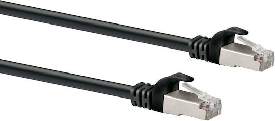 Schwaiger S/FTP Cat.6 (Gigabit) Καλώδιο Δικτύου Ethernet 2.5m Μαύρο
