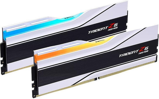 G.Skill Trident Z5 Neo RGB DDR5 32GB RAM με 2x16GB Modules και Ταχύτητα 6000 για Desktop