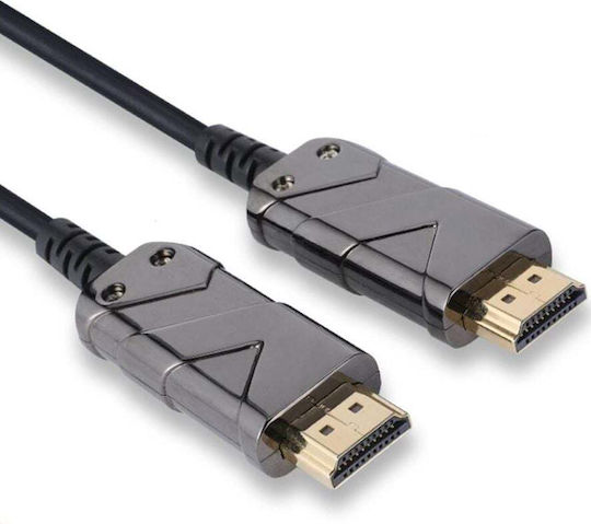 PremiumCord HDMI 2.1 Ultra High Speed 48Gbps 4K 120Hz HDR VRR Cable HDMI male - HDMI male 5m Γκρι