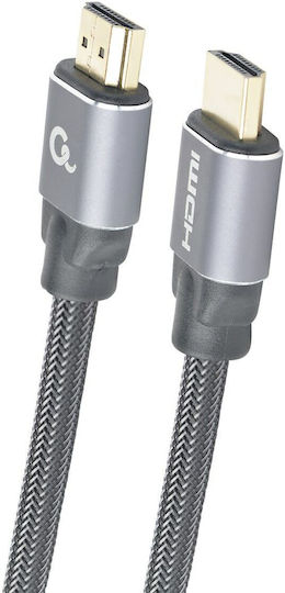 Cablexpert HDMI 1.4 High Speed 1080p 120Hz Braided Cable HDMI Male - HDMI Male 2m Black