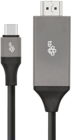 TB Print Cablu HDMI 2.0 Premium High Speed 4K 60Hz HDR HDMI De Sex Masculin - HDMI De Sex Masculin 2m Argintiu