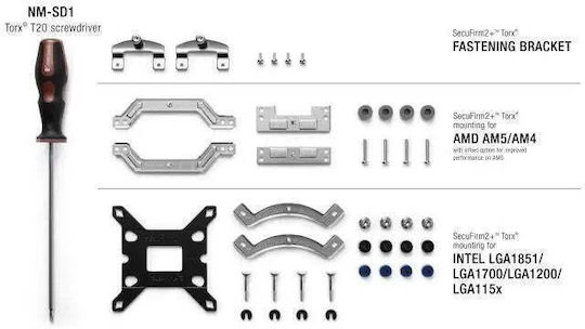 Noctua Mounting Kit Μαύρο