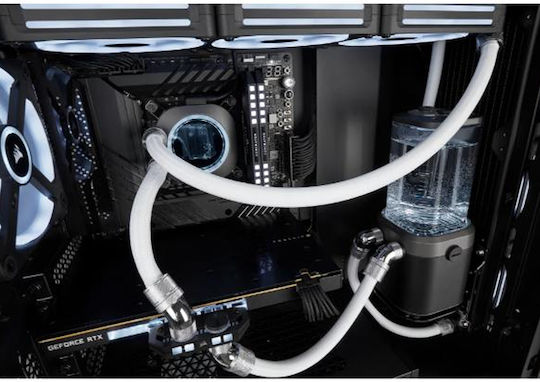 Corsair Hydrox Tubing Soft Xt Mesh White (3m 10/13mm Id/od) Alb