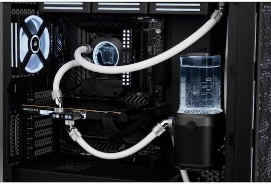 Corsair Hydrox Tubing Soft Xt Mesh White (3m 10/13mm Id/od) Alb