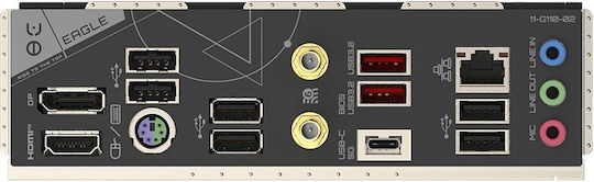 Gigabyte B650 Eagle AX Wi-Fi Motherboard ATX με AMD AM5 Socket