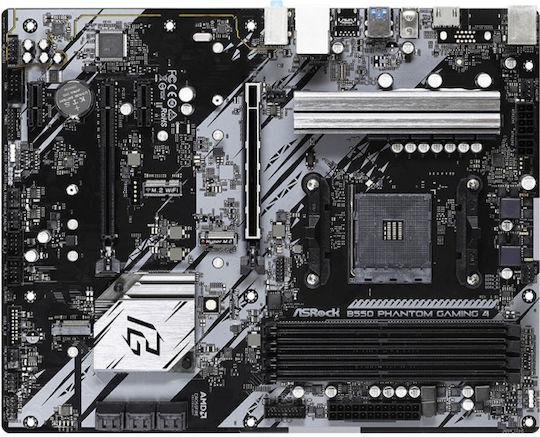 ASRock B550 Phantom Gaming 4 Motherboard ATX με AMD AM4 Socket 90-MXBCY0-A0UAYZ