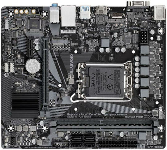 Gigabyte H610M H V3 DDR4 rev. 1.0 Motherboard Micro ATX με Intel 1700 Socket