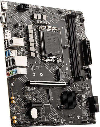 MSI Pro H610M-G Motherboard Micro ATX with Intel 1700 Socket
