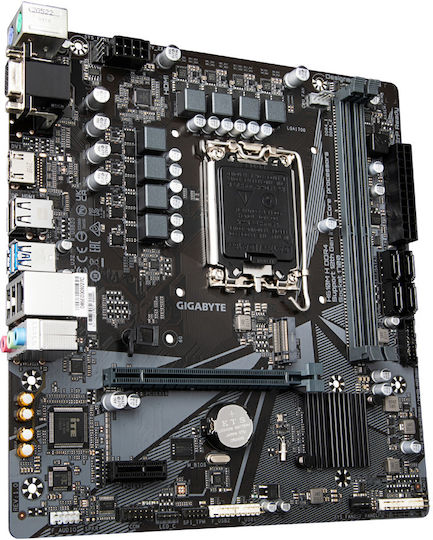 Gigabyte H610M H DDR5 rev. 1.0 Motherboard Micro ATX with Intel 1700 Socket