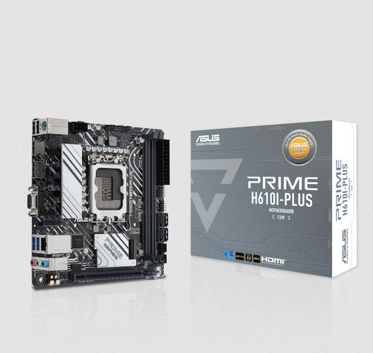 Asus Prime H610I-PLUS-CSM Mainboard Mini-ITX mit Intel 1700 Sockel