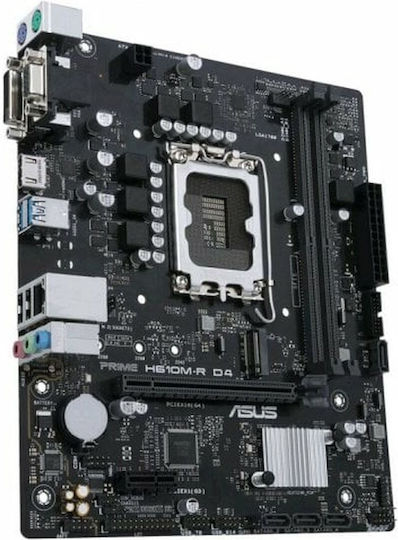 Asus Prime H610M-R Motherboard Micro ATX με Intel 1700 Socket 90MB1GL0-M0ECY0