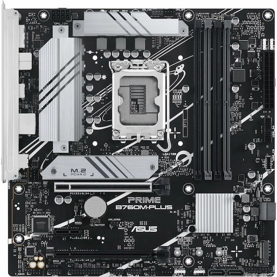 Asus PRIME B760M-PLUS Motherboard Micro ATX with Intel 1700 Socket