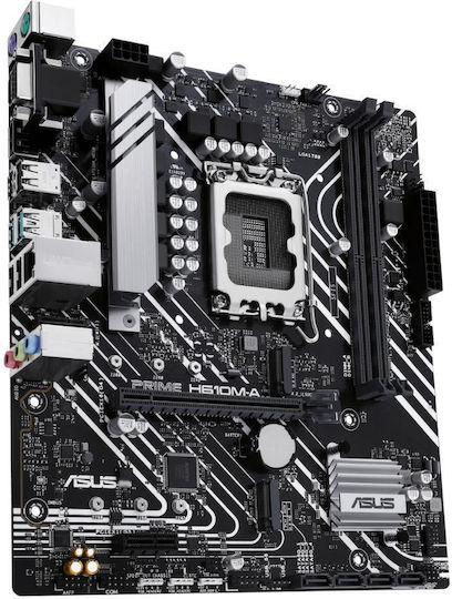 Asus Prime H610M-A-CSM Motherboard Micro ATX with Intel 1700 Socket