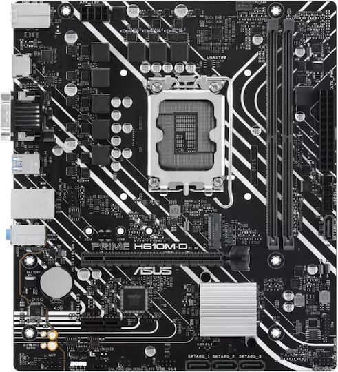 Asus Prime H610M-D Motherboard Micro ATX with Intel 1700 Socket