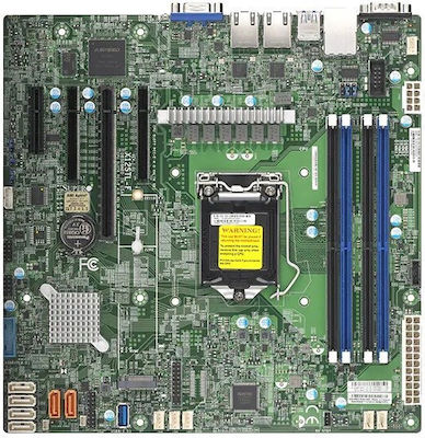 Supermicro X12STL-F-O Motherboard Micro ATX with Intel 1200 Socket