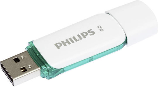Philips Snow Edition 8ГБ USB 2.0 Стик Зелен