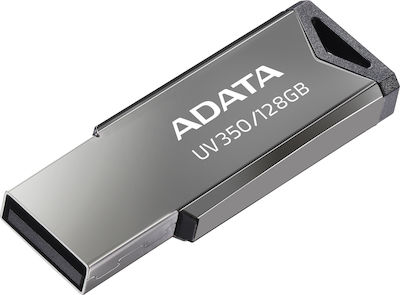 Adata Uv350 128GB USB 3.2 Stick Ασημί