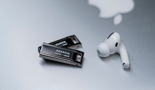 Adata Ur340 64GB USB 2.0 Stick Μαύρο