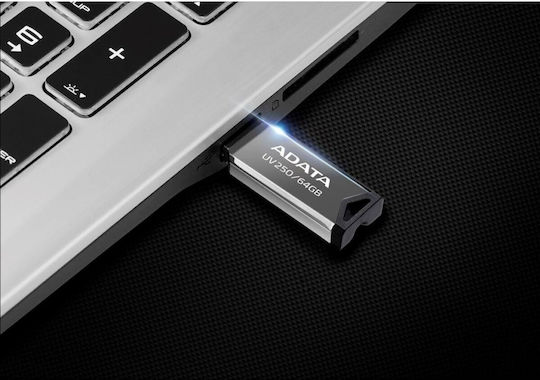 Adata Uv250 32GB USB 2.0 Stick Μαύρο