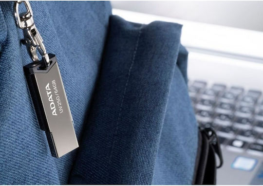 Adata Uv250 32GB USB 2.0 Stick Μαύρο