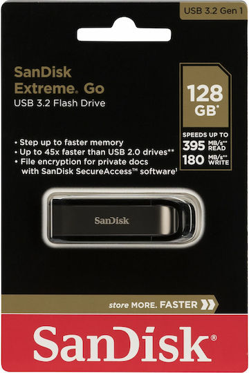 Sandisk Extreme Go 128GB USB 2.0 Stick Silver
