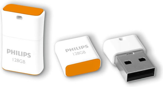 Philips Pico 128GB USB 2.0 Stick Orange